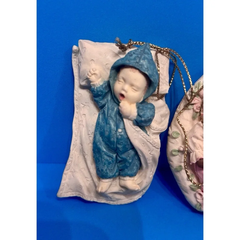 (Lot Of 2) Vintage Ashton Drake YOLANDO BELLO BABIES Mini Doll Ornaments‎ 3